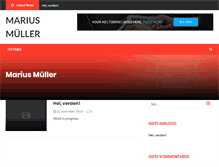 Tablet Screenshot of marius-muller.com
